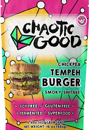 Chickpea Tempeh Burger