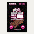 Cultured Virginia Apple Bourbon BBQ Tempeh Jerky — label front