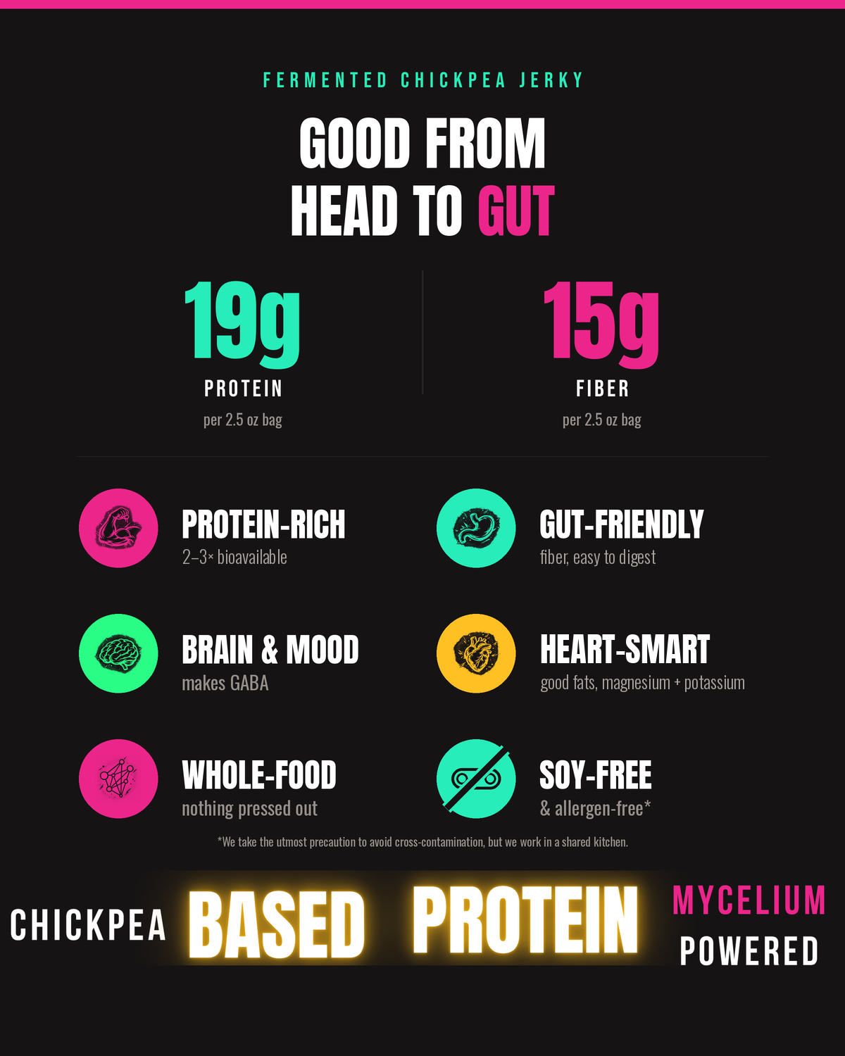 Good From Head to Gut — fermented chickpea jerky benefits